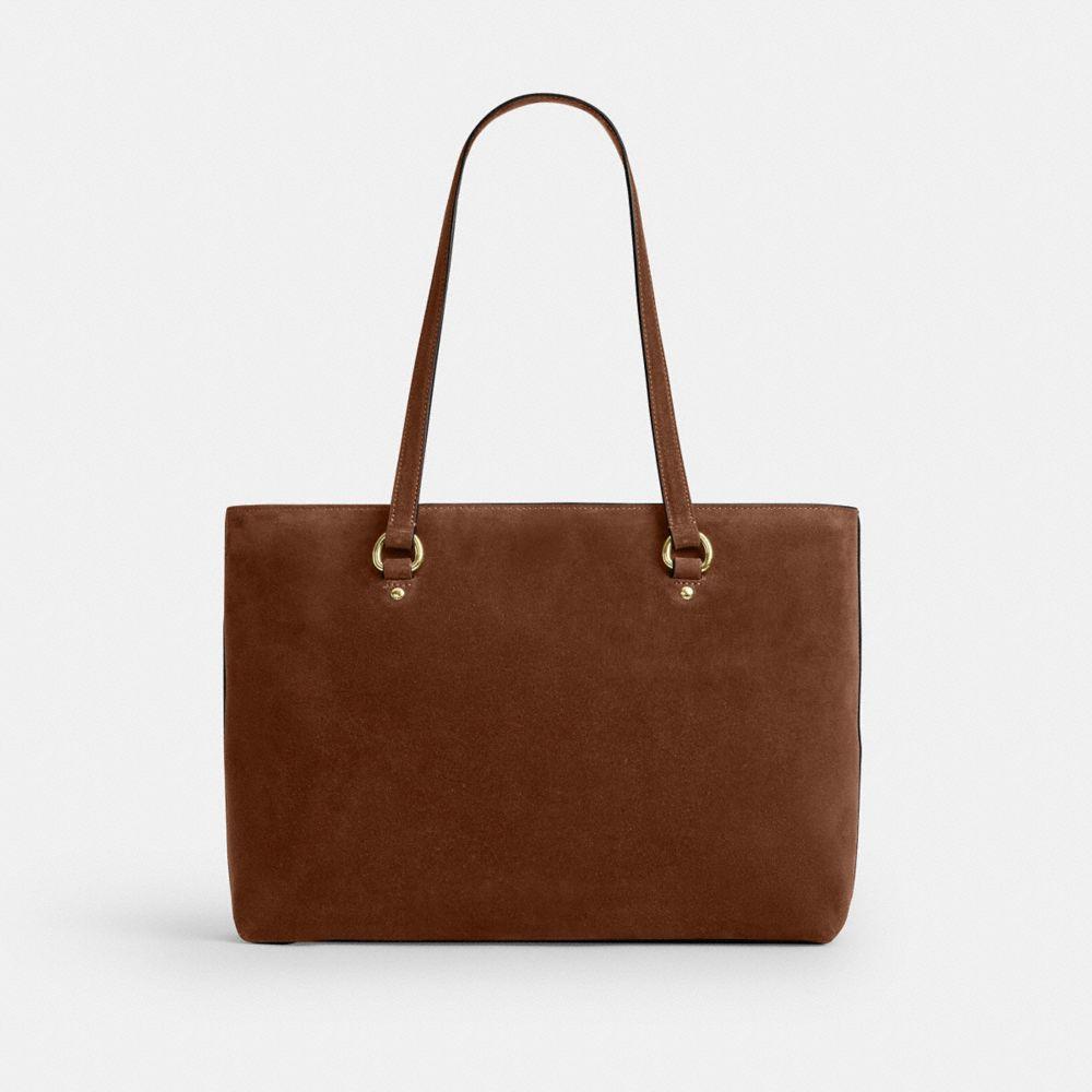 CEW20-Station Tote Bag-Im/Warm Brown