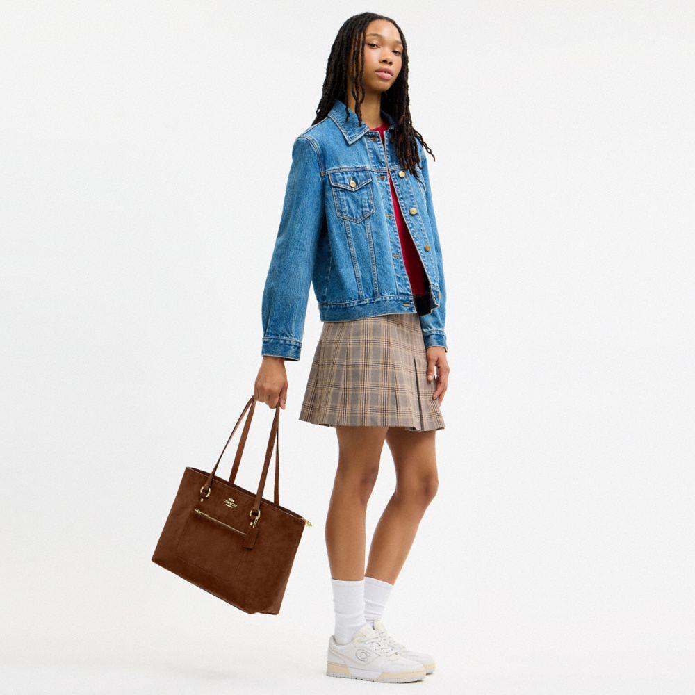 CEW20-Station Tote Bag-Im/Warm Brown
