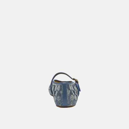 CEX12-Mary Jane in Crystal Signature Denim-Denim.