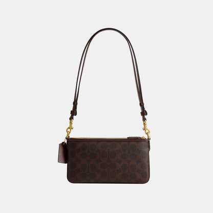 CEY53-Audrey Crossbody Bag in Signature Canvas-B4/Maple