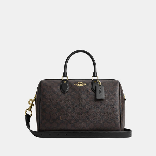 Rowan Large Satchel Bag in Signature Canvas