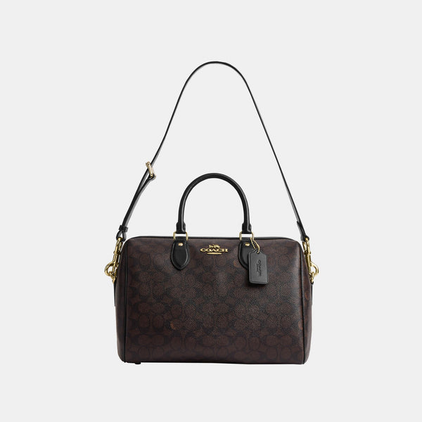 Rowan Large Satchel Bag in Signature Canvas