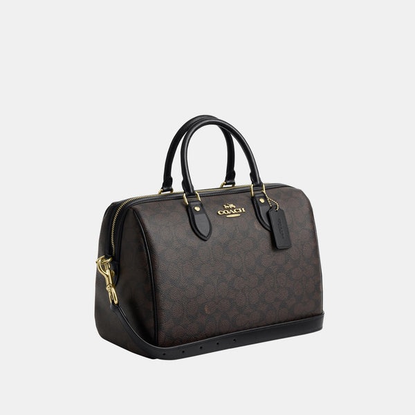Rowan Large Satchel Bag in Signature Canvas
