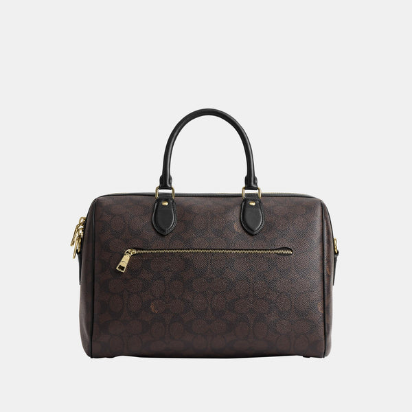 Rowan Large Satchel Bag in Signature Canvas