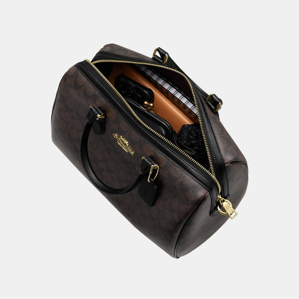 Rowan Large Satchel Bag in Signature Canvas