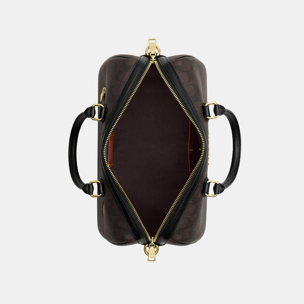 Rowan Large Satchel Bag in Signature Canvas