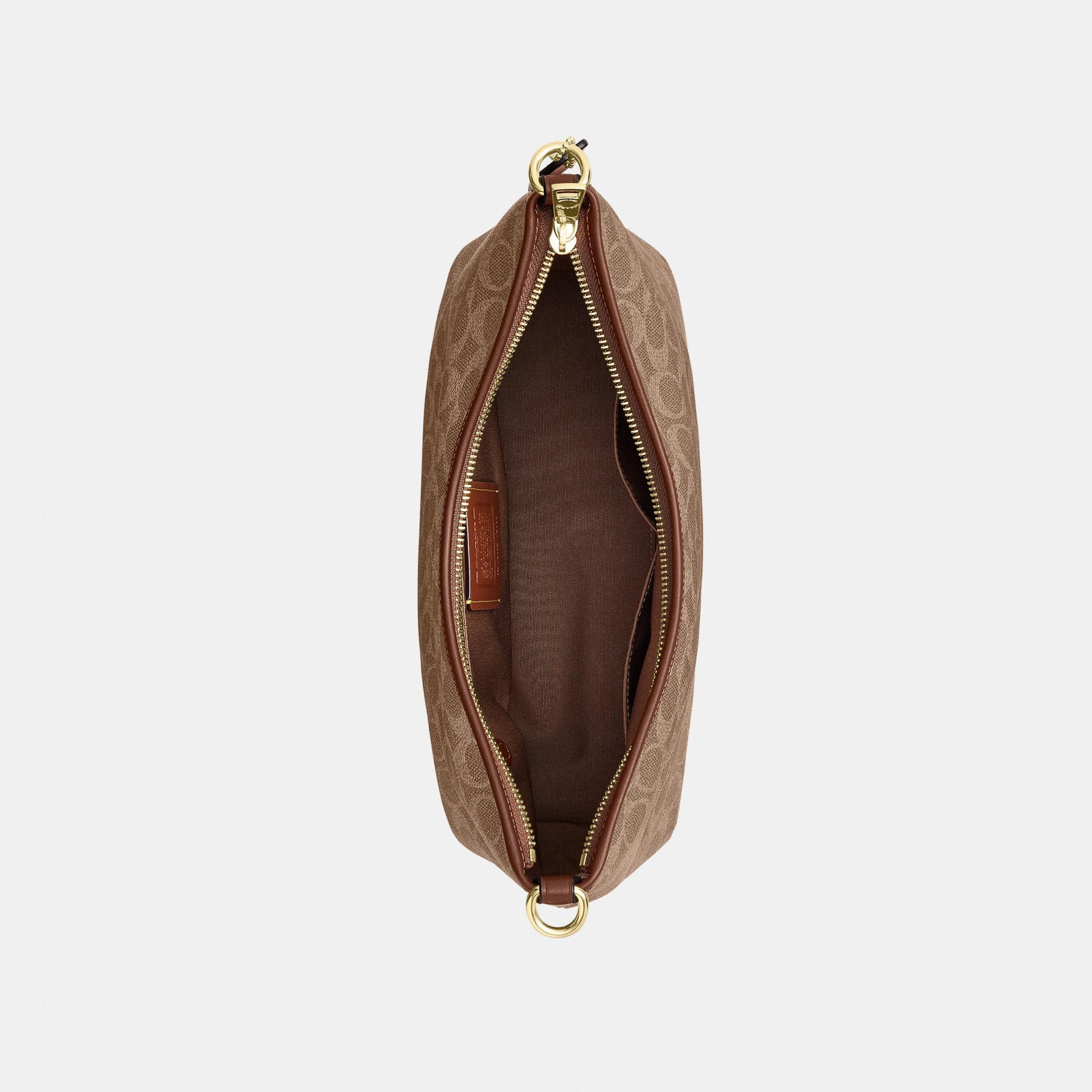 CEY95-Laurel Shoulder Bag in Signature Canvas-Im/Tan/Brown