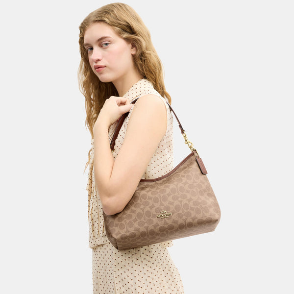 Laurel Shoulder Bag in Signature Canvas