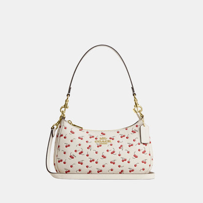 CFG01-Teri Shoulder Bag with Cherry Print-Im/Chalk Multi
