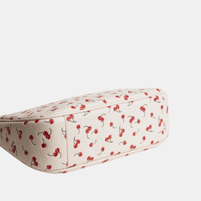 CFG01-Teri Shoulder Bag with Cherry Print-Im/Chalk Multi