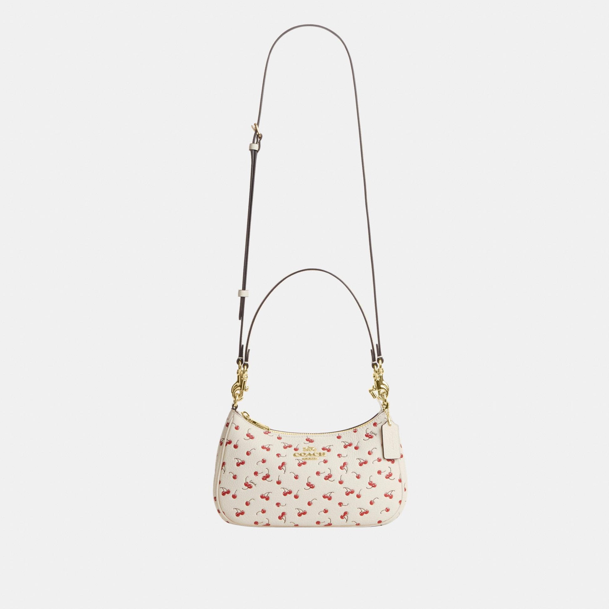 CFG01-Teri Shoulder Bag with Cherry Print-Im/Chalk Multi