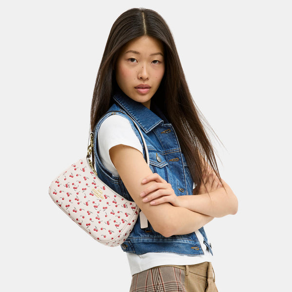 Teri Shoulder Bag with Cherry Print