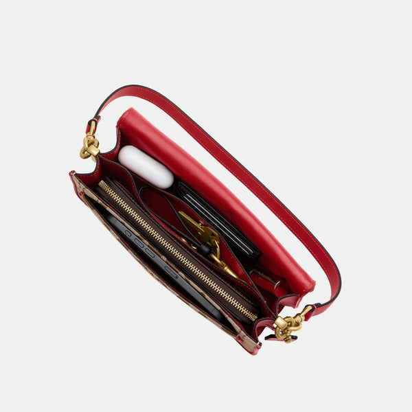 Tabby Shoulder Bag 26 in Signature Jacquard