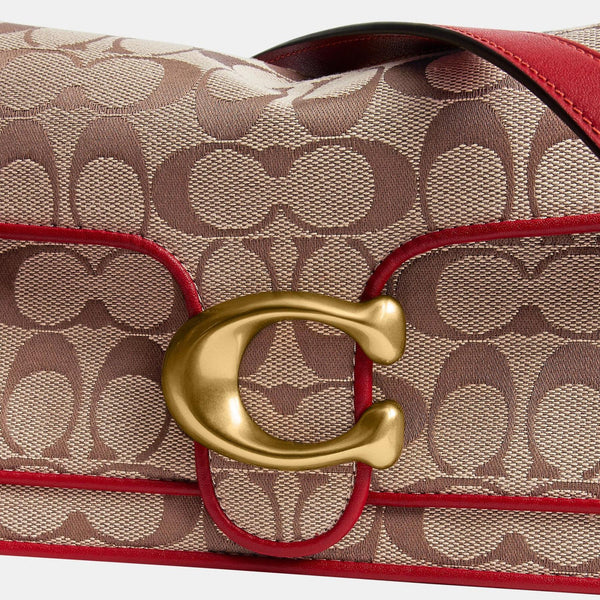 Tabby Shoulder Bag 26 in Signature Jacquard