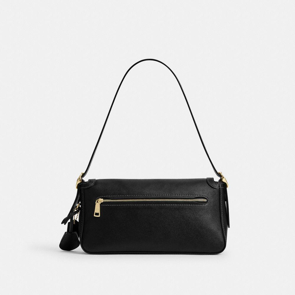 CFK02-Etta Small Flap Shoulder Bag-Im/Black
