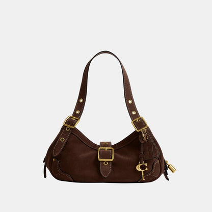 CFM44-Drifter Shoulder Bag 31-B4/Dark Chocolate