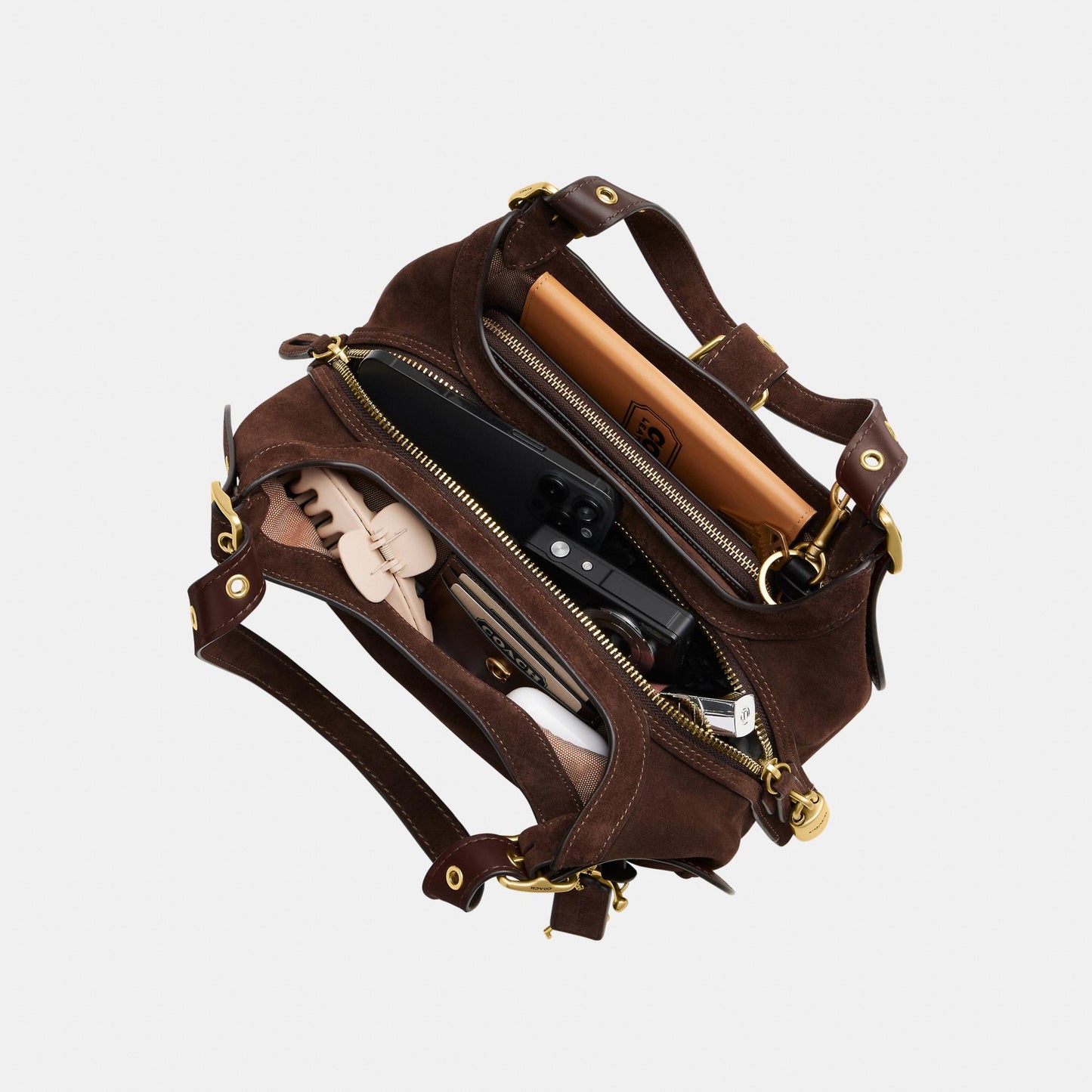 CFM44-Drifter Shoulder Bag 31-B4/Dark Chocolate