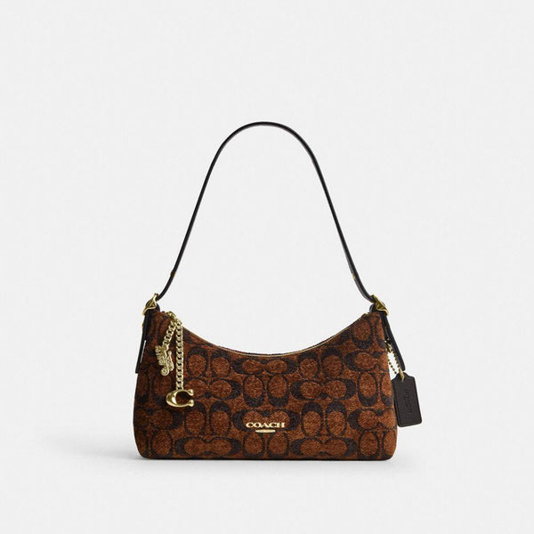 Emeilia Shoulder Bag in Signature Chenille