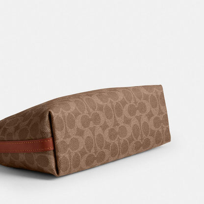 CFQ68-Juliet Shoulder Bag 25 in Signature Upcraftedleather-B4/Tan Caramel