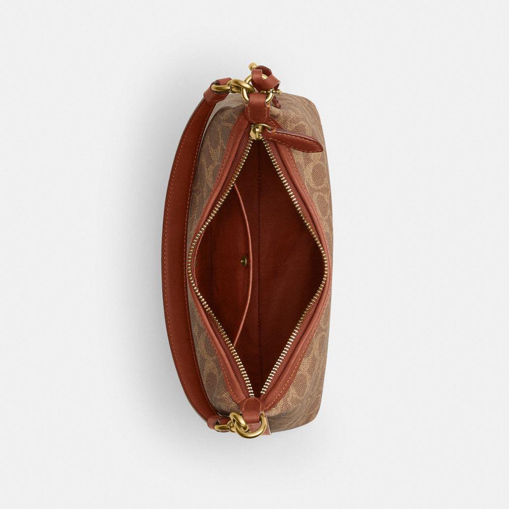 CFQ68-Juliet Shoulder Bag 25 in Signature Upcraftedleather-B4/Tan Caramel