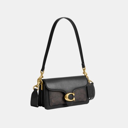 CFQ86-Signature Upcraftedleather Tabby Shoulder Bag 20-B4/Walnut Black