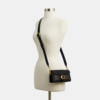 CFQ86-Signature Upcraftedleather Tabby Shoulder Bag 20-B4/Walnut Black