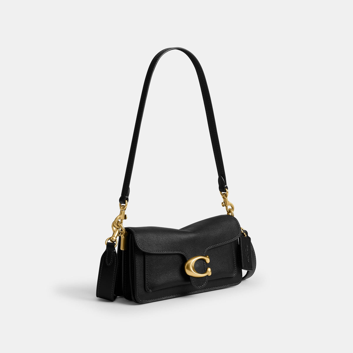 CFQ98-Soft Tabby Shoulder Bag 20-B4/Black