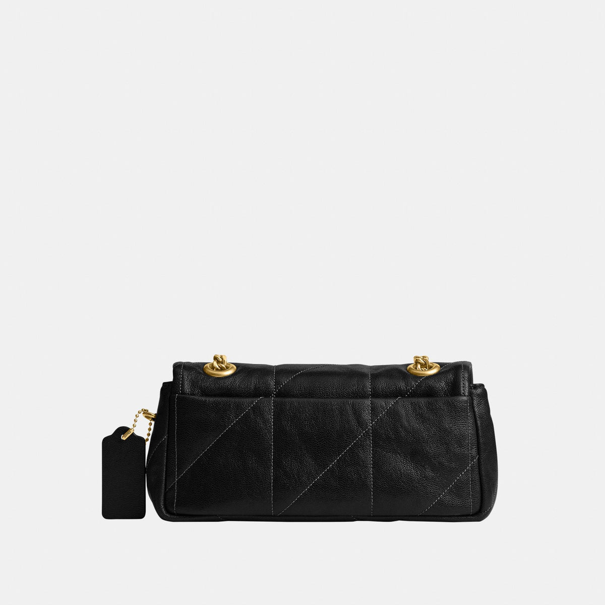 CFR07-Tabby Shoulder Bag 20 with Quilting-B4/Black