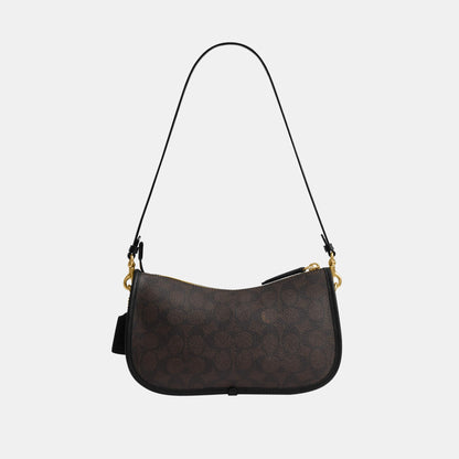 CFR42-Signature Upcraftedleather Waverly Bag-B4/Walnut Black