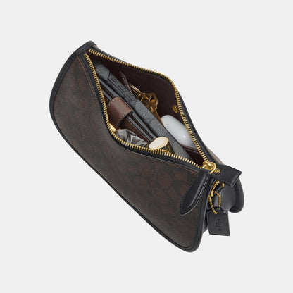 CFR42-Signature Upcraftedleather Waverly Bag-B4/Walnut Black