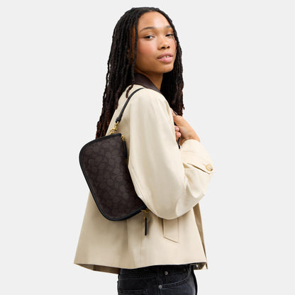 CFR42-Signature Upcraftedleather Waverly Bag-B4/Walnut Black
