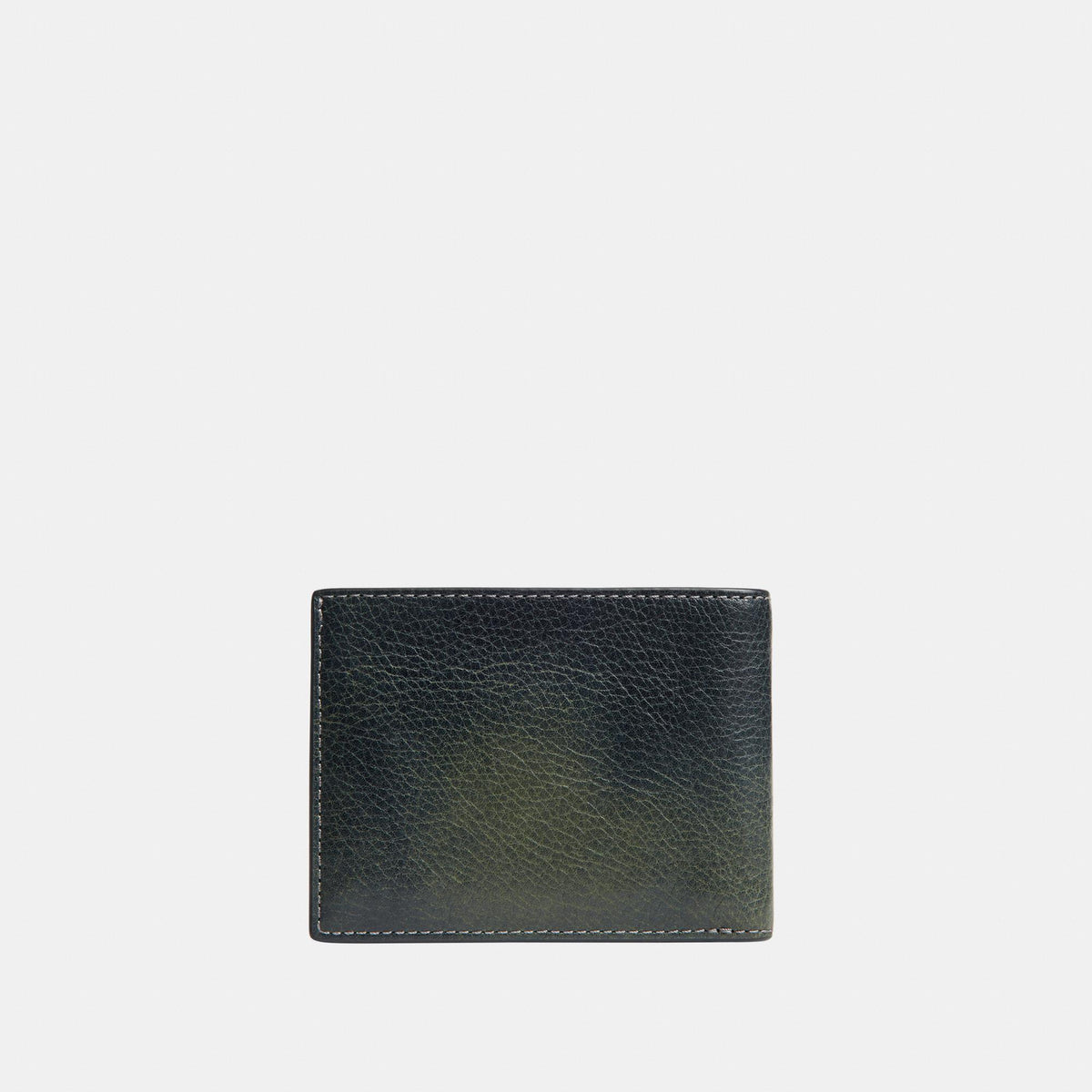 CFS44-Slim Billfold Wallet-Navy/Green