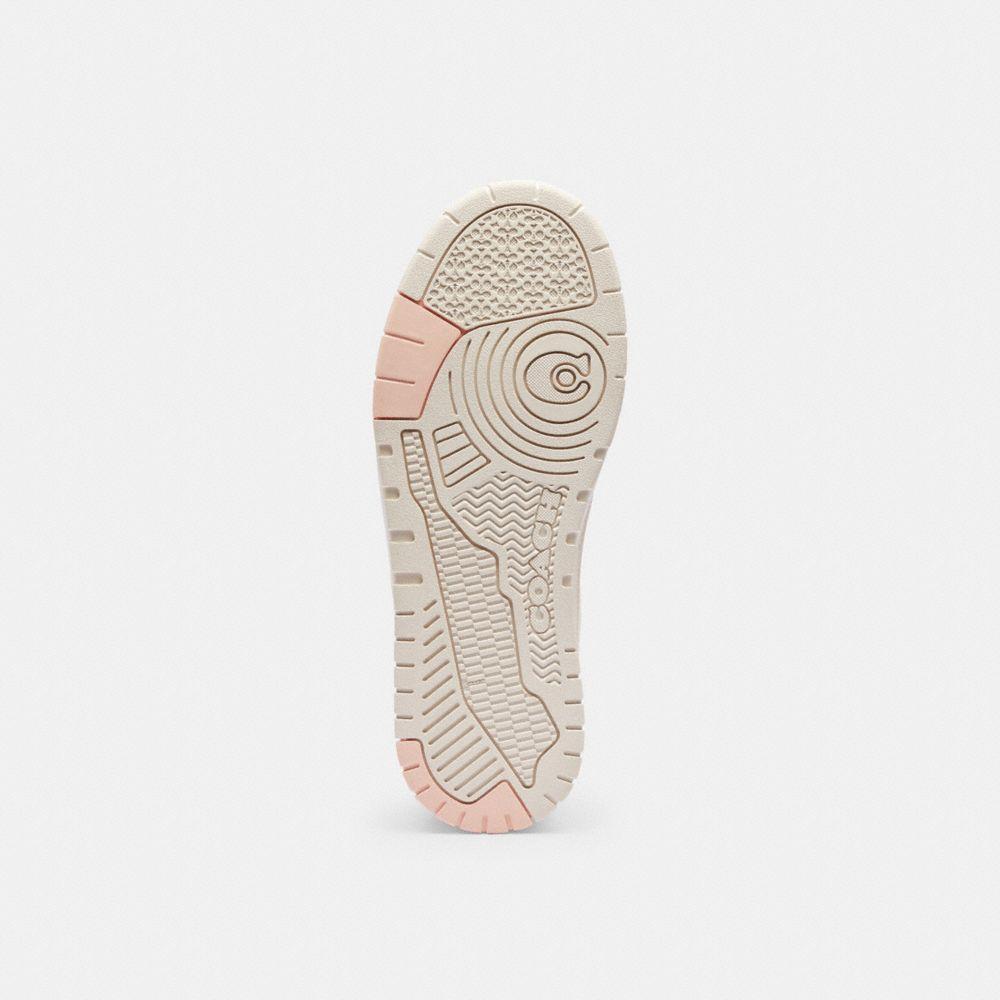 CFW82-Soho Sneaker with Signature Jacquard-Chalk/Dark Cherry