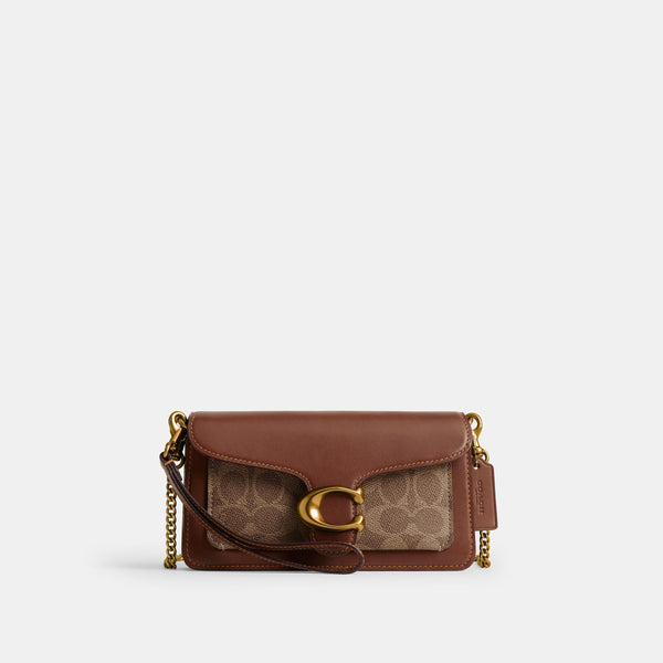 Tabby Chain Crossbody Bag 19 in Signature Upcraftedleather