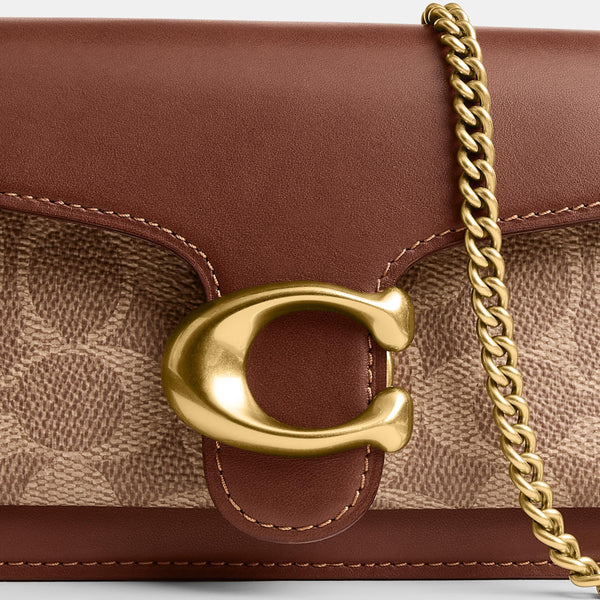 Tabby Chain Crossbody Bag 19 in Signature Upcraftedleather