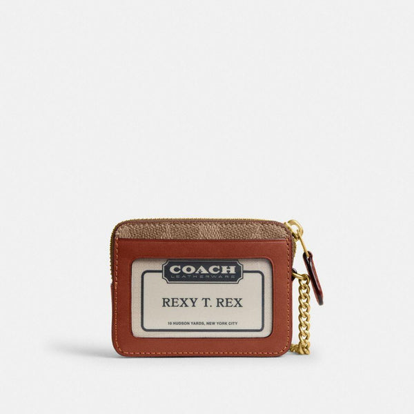 Essential Chain Card Case in Signature Upcraftedleather