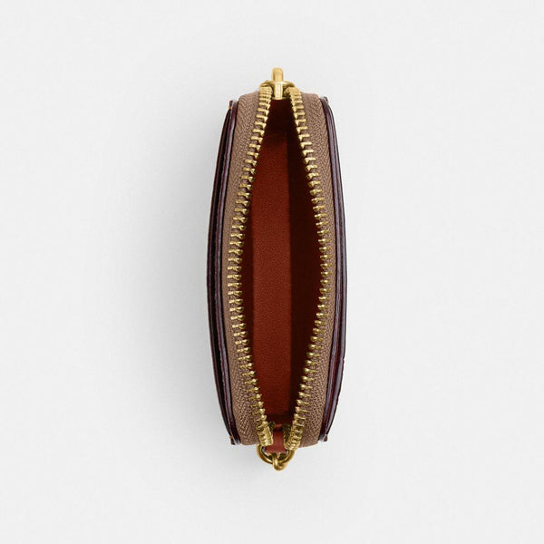 Essential Chain Card Case in Signature Upcraftedleather