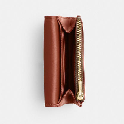 CFY59-Essential Flap Card Case in Signature Upcraftedleather-B4/Tan Caramel