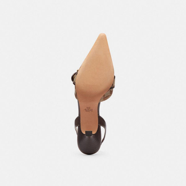 Margot Slingback in Signature Sateen Jacquard