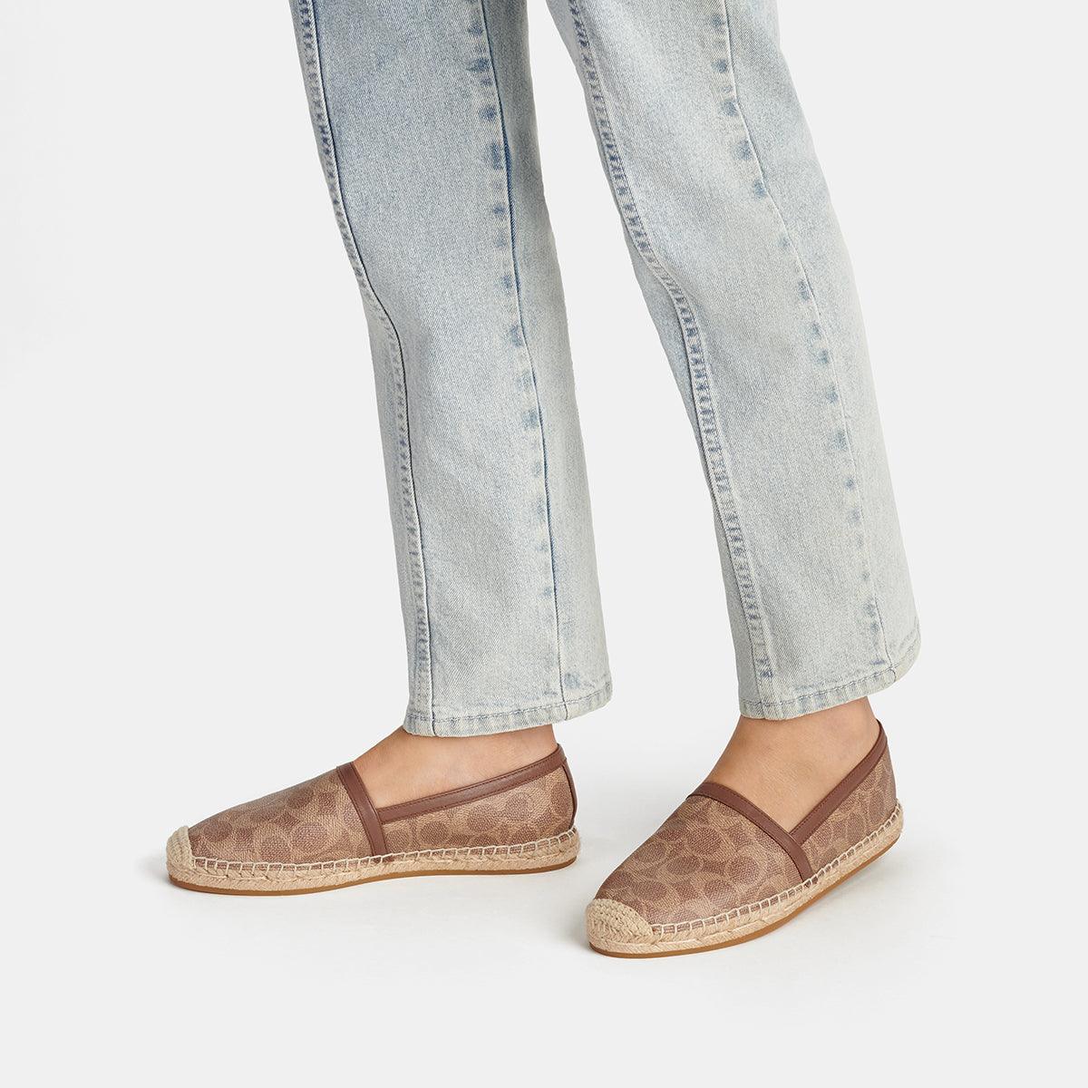 CG700-Collins Espadrille In Signature Canvas-Tan
