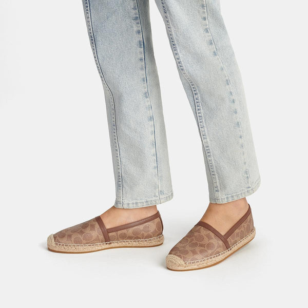 حذاء "كولينز إسبادريلCollins Espadrille" من القماش بنقشة ماركة كوتش