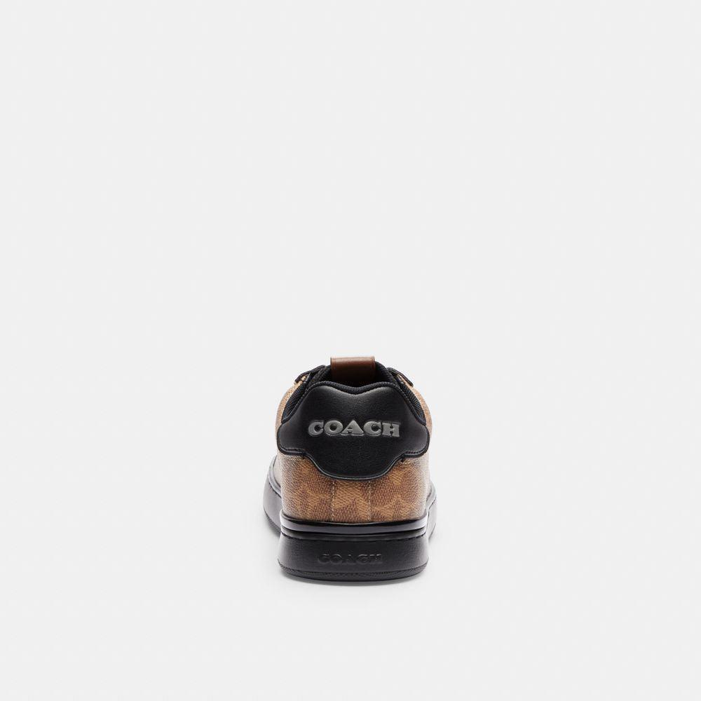 CG999-Lowline Low Top Sneaker In Signature Canvas-Tan Black