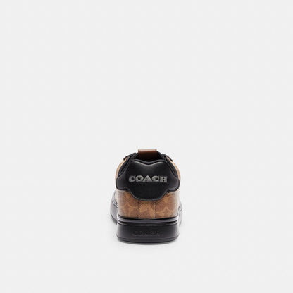 CG999-Lowline Low Top Sneaker In Signature Canvas-Tan Black