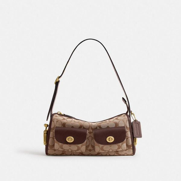 Turnlock Haversack Bag 27 in Signature Jacquard