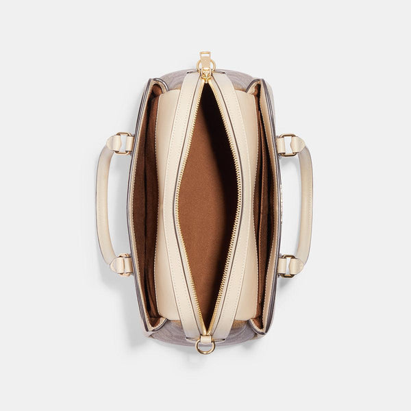 حقيبة كاريال "دارسي Darcie" من القماش بنقشة ماركة كوتش المقسم بالألوان