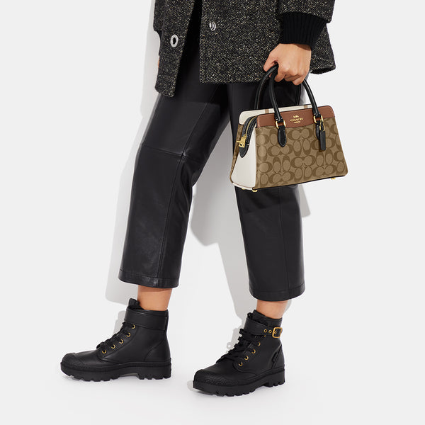 Mini Darcie Carryall In Colorblock Signature Canvas