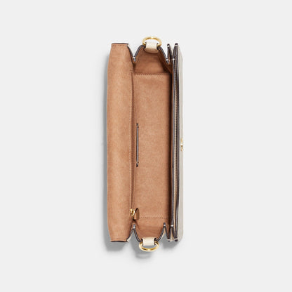 Morgan Shoulder Bag In Blocked Signature Canvas-CH506-Im/Light Khaki Multi