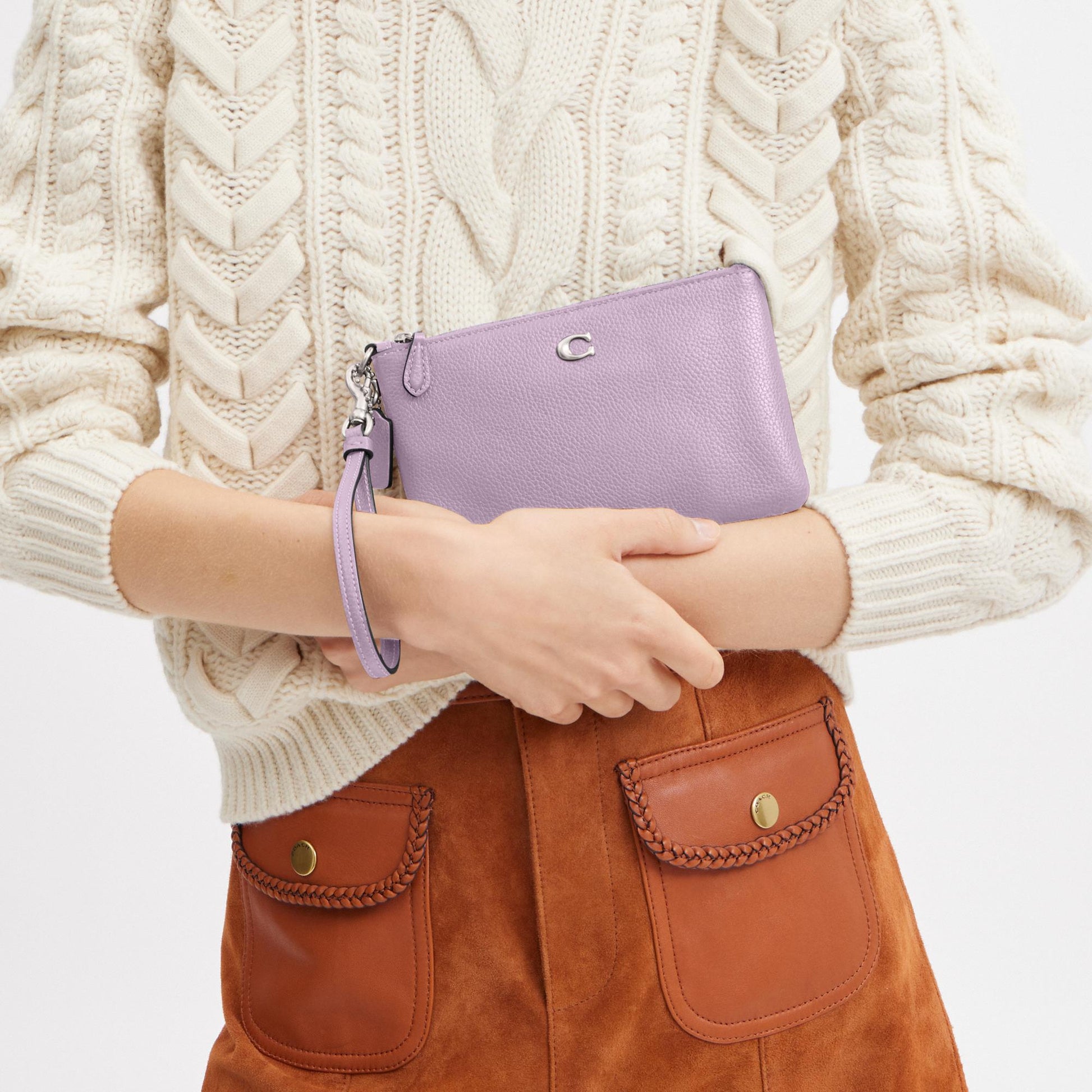CH818-Small Wristlet-Lh/Soft Purple