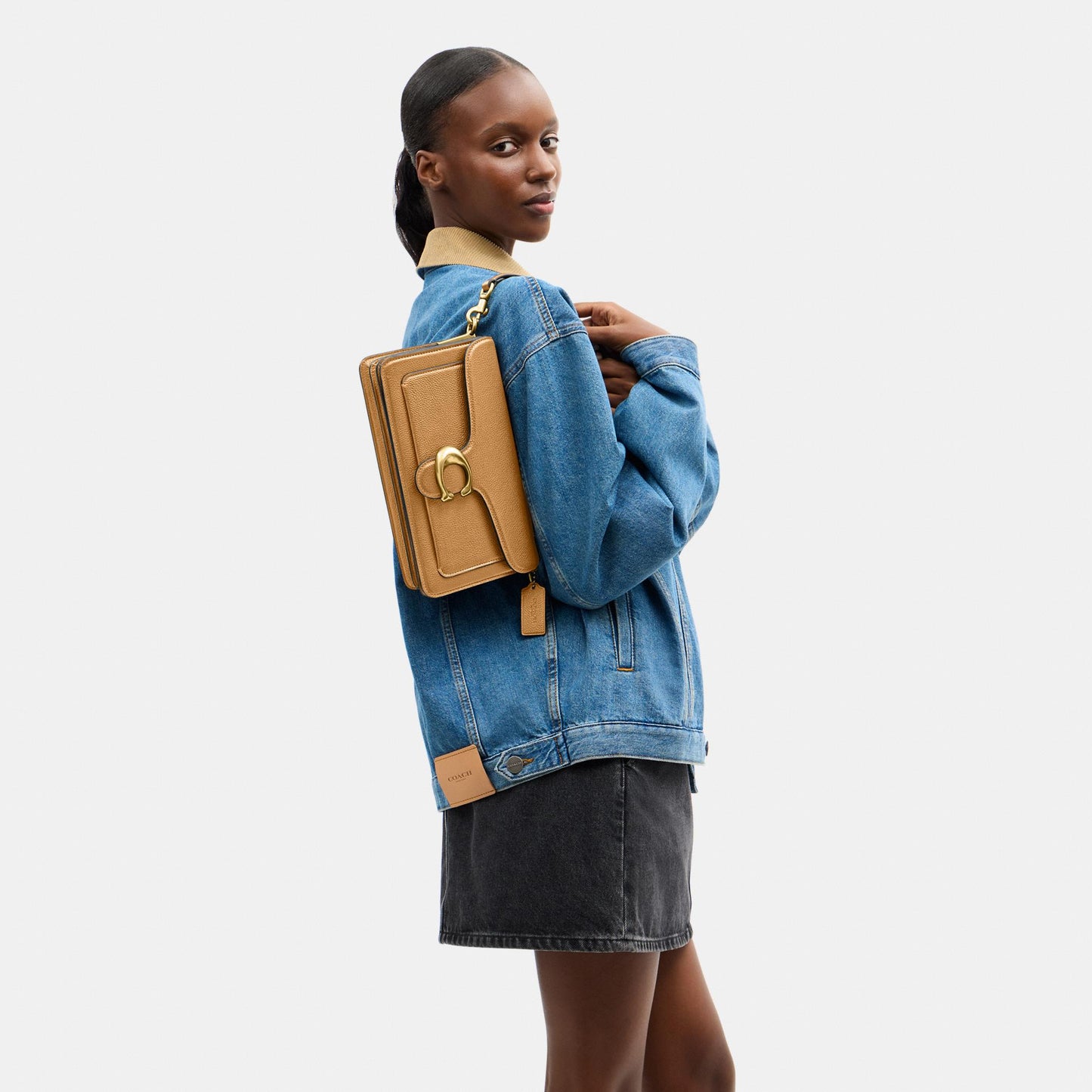 CH857-Tabby Shoulder Bag 26-B4/Biscuit