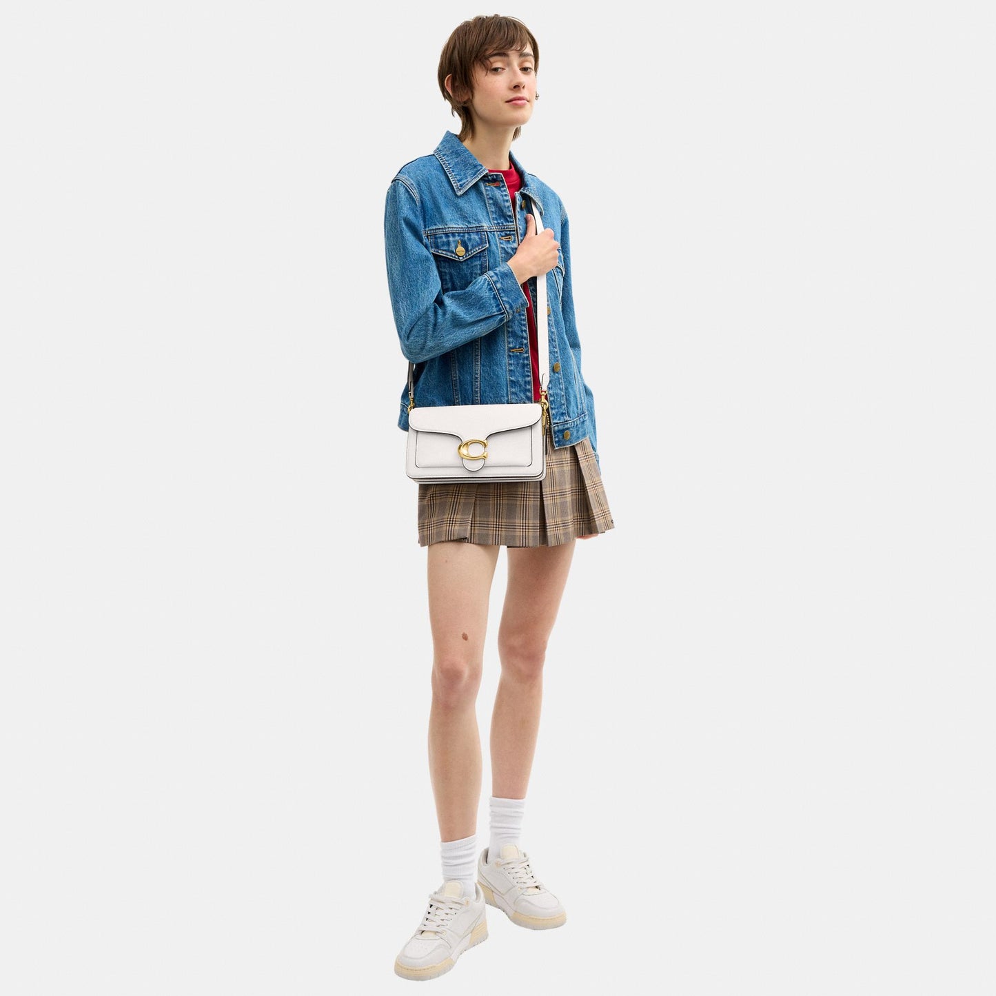 CH857-Tabby Shoulder Bag 26-B4/Chalk